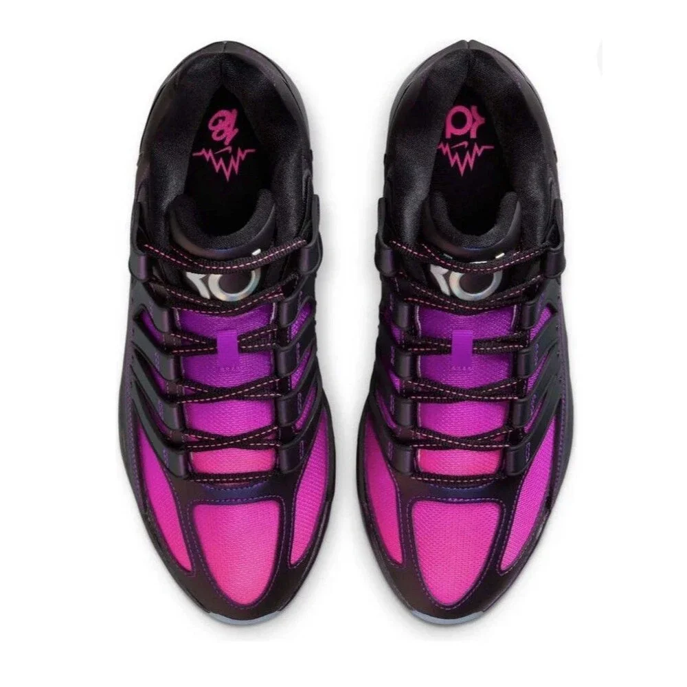 Mens 9.5 Nike KD 18 Eggplant Vivid Purple Black Basketball Shoes IM5843-500 NEW